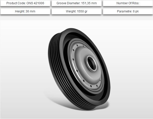 KRANK KASNAĞI RENAULT CLİO II MEGANE 1.5 K9K