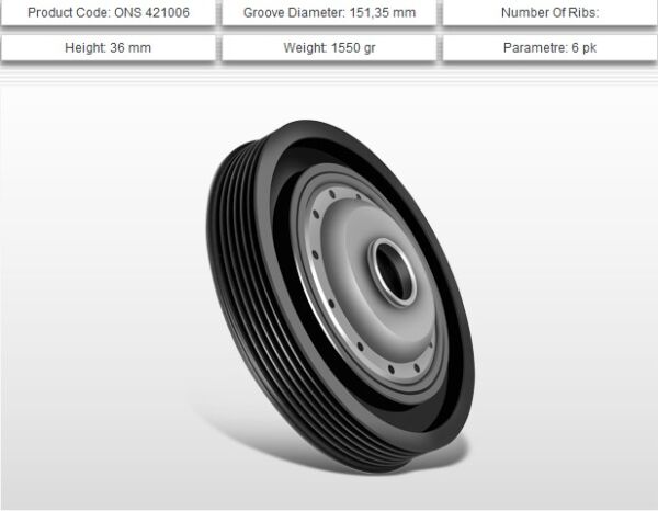 KRANK KASNAĞI RENAULT CLİO II MEGANE 1.5 K9K