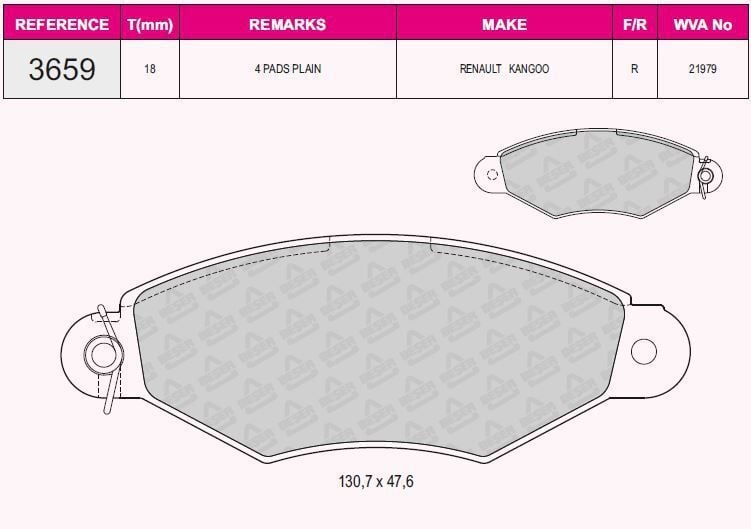 ÖN FREN BALATASI 1.5 DCİ RENAULT KANGO