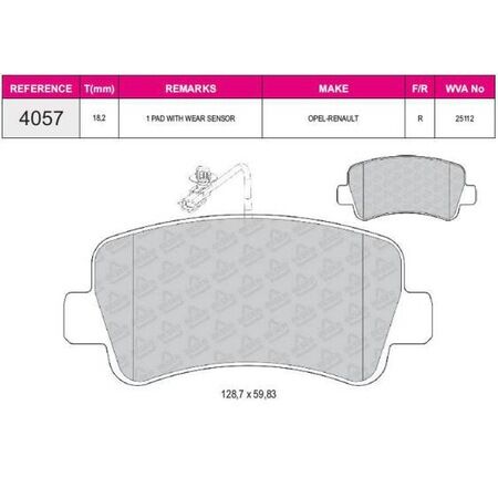 ARKA FREN BALATA RENAULT MASTER 3